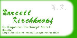 marcell kirchknopf business card